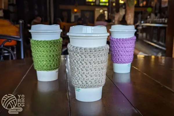 Crochet Guiding Rings Cup Sleeve Pattern