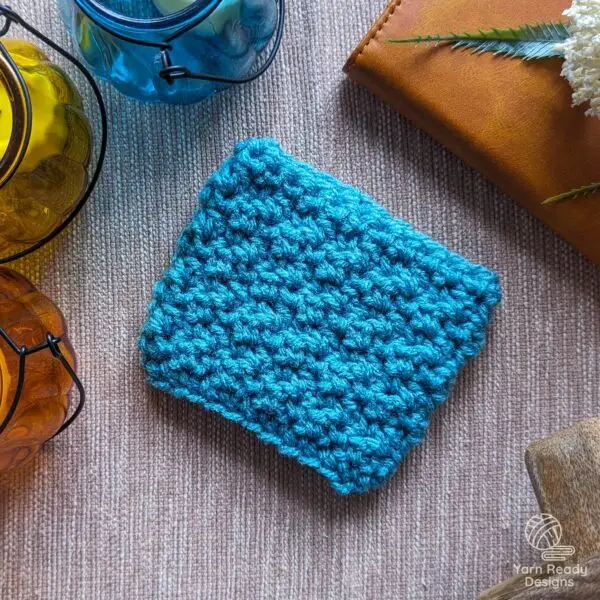 Crochet Seed Stitch Cup Sleeve Pattern - Image 3