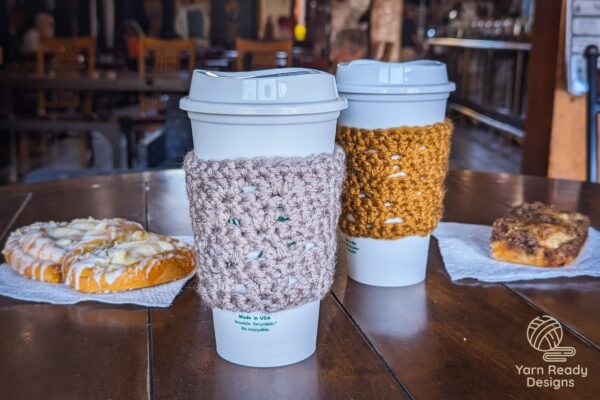 Crochet Shells Cup Sleeve Pattern - Image 4