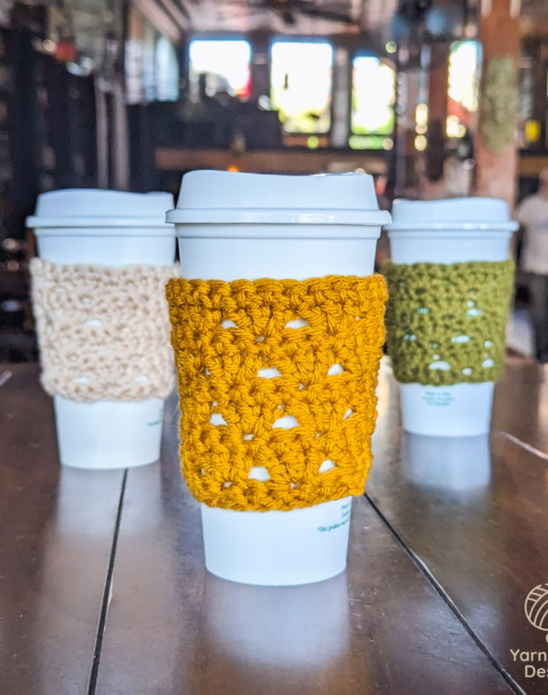 Crochet Shells Cup Sleeve Pattern