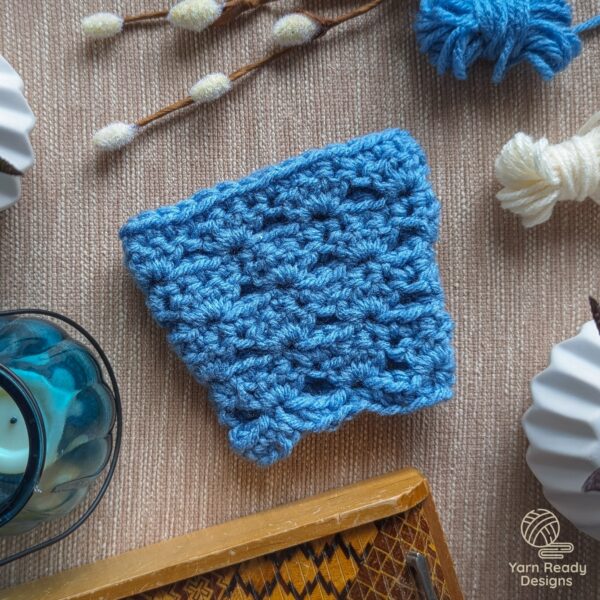Crochet Shells Cup Sleeve Pattern - Image 3