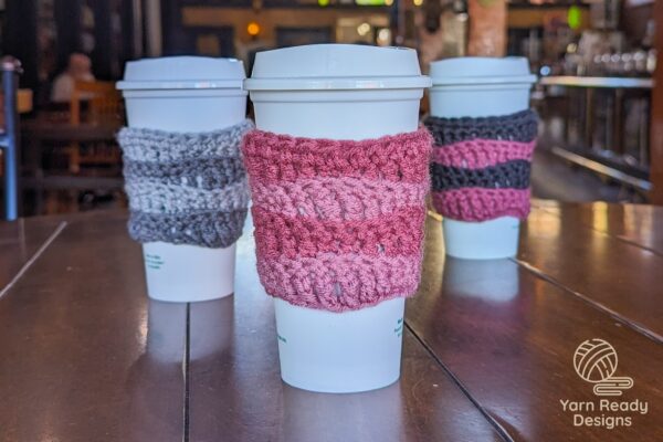 Crochet Waves Cup Sleeve Pattern