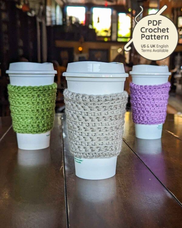 Crochet Guiding Rings Cup Sleeve Pattern - Image 2