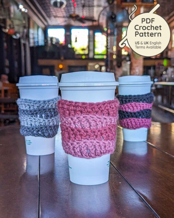 Crochet Waves Cup Sleeve Pattern - Image 2